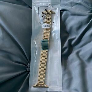 Gold Apple Watch link band